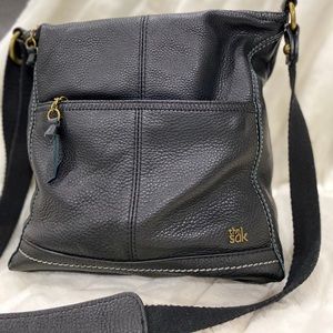 The Sak Iris Black Leather Crossbody